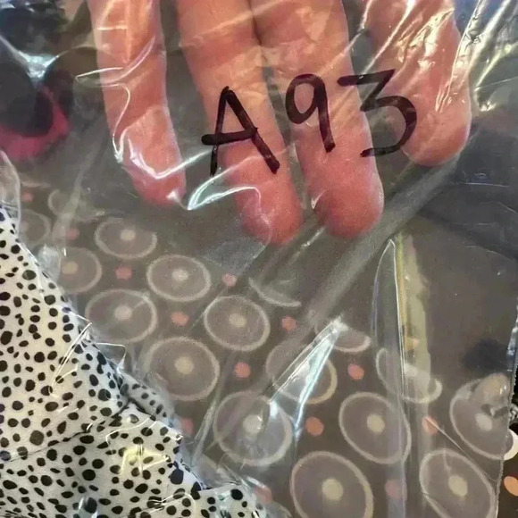 Black and White Handmade Skirt Polka Dots Small Bow, 16 Inches Fun Ruffle Casual - Picture 9 of 9